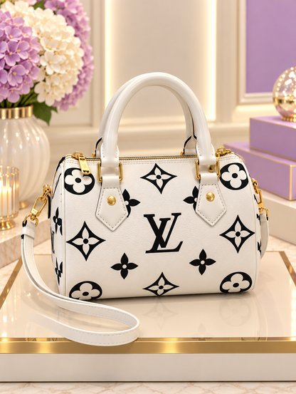 Crossbody Zip Barrel Bag