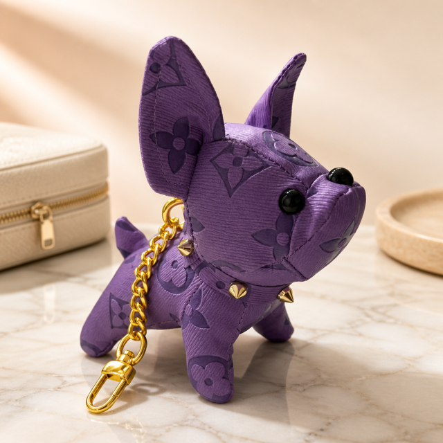 Lulu Puppy Charm Bag Charm Accessory