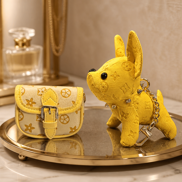 Lulu Puppy Charm Bag Charm Accessory