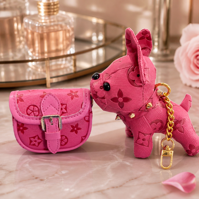 Lulu Puppy Charm Bag Charm Accessory