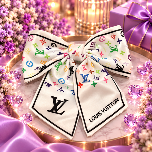 Lulu Hair Bow Ribbon Clip Accessory