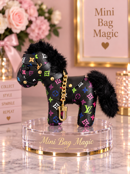 Lulu Style Pony Horse Bag Charm Key Chain Lulu Style Accessories